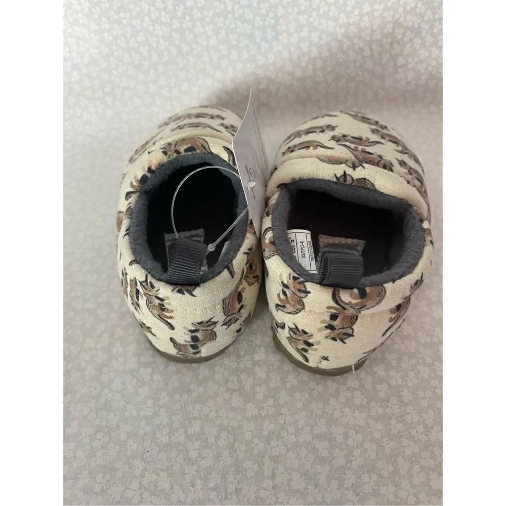 Carter's BOY’S 3/4 Toddler Extra Small True Dinosaur Indoor/ Outdoor Slippers